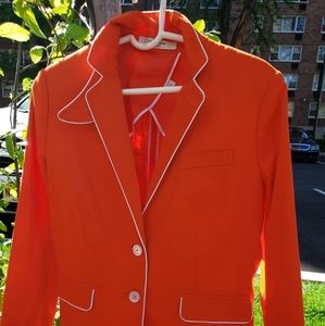 Liz Claiborne Tangerine summer jacket